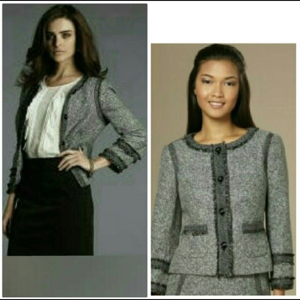 The Limited Collection - Blazer tweed Black/Cream